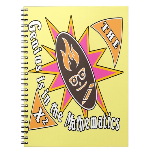 Das Genie liegt in der Mathematik Notizblock (Vorderseite)