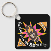 Das Genie liegt in der Mathematik Schlüsselanhänger (Vorderseite)