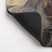 Das Gentle One, ein Zugpferd Mousepad (Ecke)