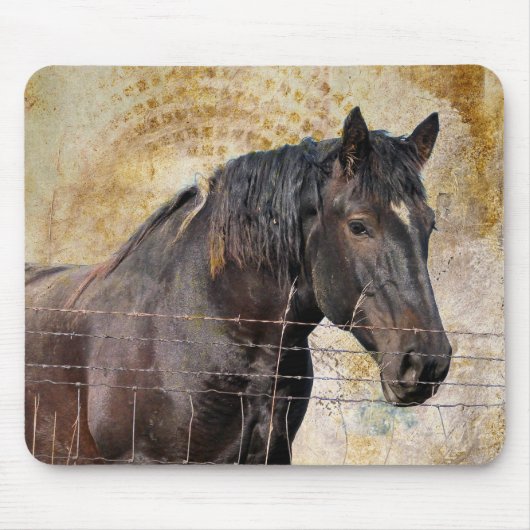 Das Gentle One, ein Zugpferd Mousepad (Vorne)