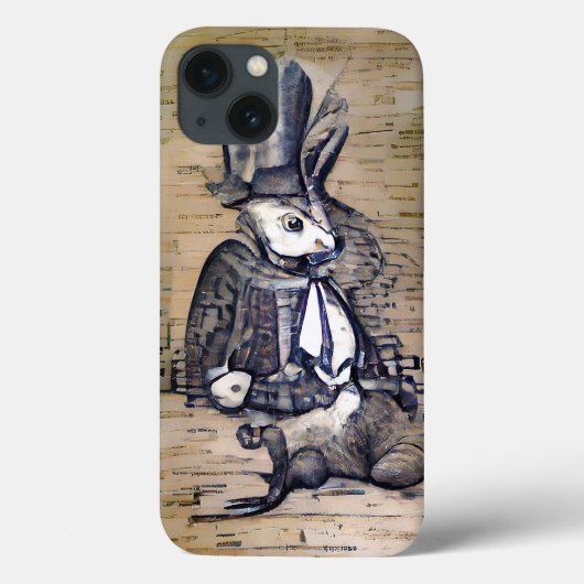 Das Gentleman Rabbit Case-Mate iPhone Hülle (Rückseite)