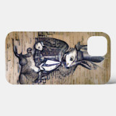 Das Gentleman Rabbit Case-Mate iPhone Hülle (Rückseite (Horizontal))