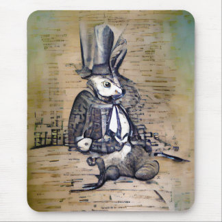 Das Gentleman Rabbit  Mousepad