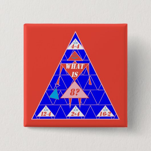 Das geometrics-Button-Dreieck-Alter 8 Button (Vorderseite)