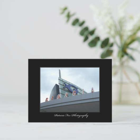 Das Georgien-Aquarium - Postkarte (Stehend Vorderseite)