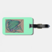 Das Gepäckschild des Drachen Jayde von Renee Lavoi Gepäckanhänger (Rückseite horizontal)