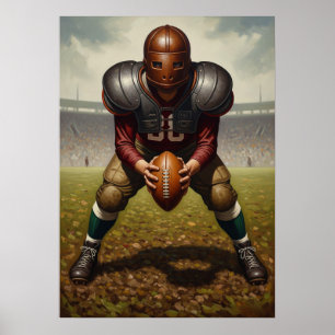 Das gepanzerte Quarterback Poster