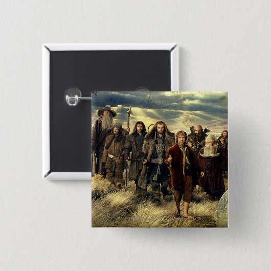 Das Gerahmte Unternehmen Button (Vorne & Hinten)