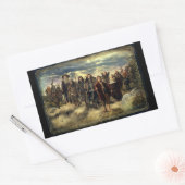 Das Gerahmte Unternehmen Rechteckiger Aufkleber (Umschlag)