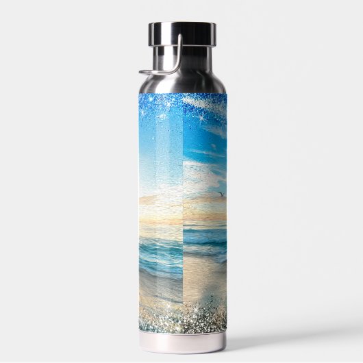 Das Geräusch des Ozeans und der Glitzern Trinkflasche (Rechts)