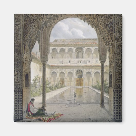 Das Gericht der Alberca in der Alhambra, Granada, Magnet (Vorne)