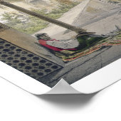 Das Gericht der Alberca in der Alhambra, Granada, Poster (Ecke)