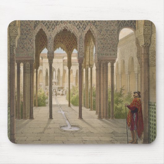 Das Gericht der Löwen, das Alhambra, Granada, 185 Mousepad (Vorne)