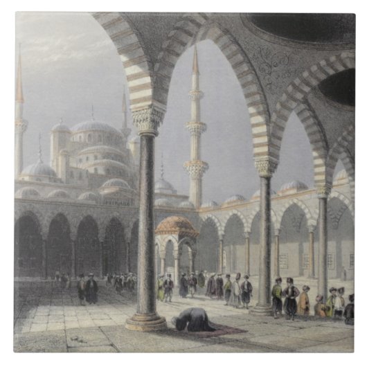 Das Gericht der Moschee des Sultans Achmet, Fliese (Vorderseite)