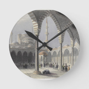 Das Gericht der Moschee des Sultans Achmet, Runde Wanduhr
