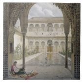 Das Gericht des Alberca im Alhambra, Granada, Fliese (Vorderseite)