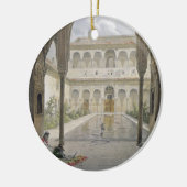 Das Gericht des Alberca im Alhambra, Granada, Keramikornament (Links)