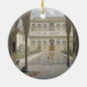 Das Gericht des Alberca im Alhambra, Granada, Keramikornament (Hinten)