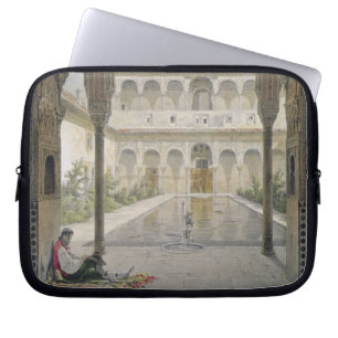 Das Gericht des Alberca im Alhambra, Granada, Laptopschutzhülle