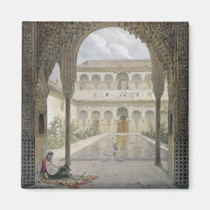 Das Gericht des Alberca im Alhambra, Granada, Magnet