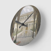 Das Gericht des Alberca im Alhambra, Granada, Runde Wanduhr (Winkel)