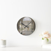 Das Gericht des Alberca im Alhambra, Granada, Runde Wanduhr (Zuhause)