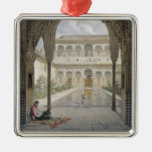 Das Gericht des Alberca im Alhambra, Granada, Silbernes Ornament (Vorne)