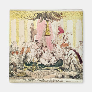 Das Gericht in Brighton ein La Chinese, 1816 Magnet