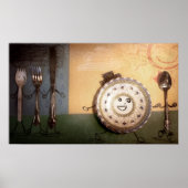 Das Gericht lief mit dem Spoon weg Poster (Vorne)