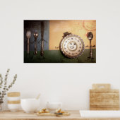 Das Gericht lief mit dem Spoon weg Poster (Küche)