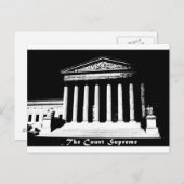 Das Gericht Oberst Postkarte (Vorne/Hinten)