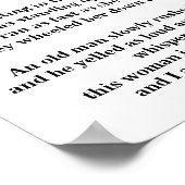 DAS GERICHTSHOF POSTER (Ecke)