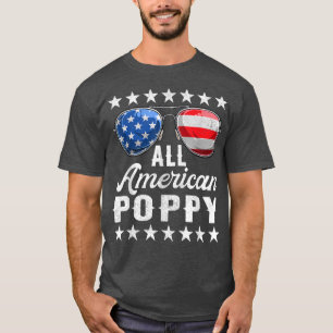 Das gesamte American Poppy Shirt am 4. Juli, das s