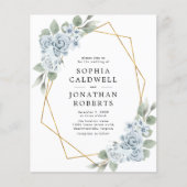 Das gesamte Budget für eine Hochzeitsfeier mit Bla (Vorderseite)