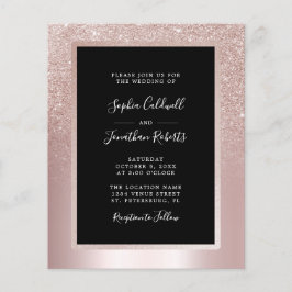 Das gesamte Budget für Hochzeitsfeiern in einem Gl