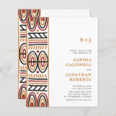 Das gesamte Budget in einem afrikanischen Motiv fü (Vorne/Hinten)