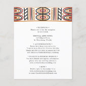 Das gesamte Budget in einem afrikanischen Motiv fü (Rückseite)