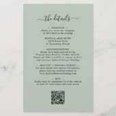 Das gesamte Budget in einem Eukalyptus-Flyer Flyer (Hinten)