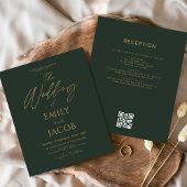 Das gesamte Budget in einem Green Gold Wedding QR 