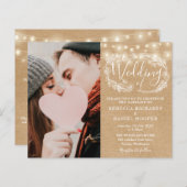 Das gesamte Budget in einem Kraft Foto Hochzeitsei (Vorne/Hinten)