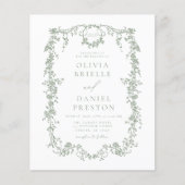 Das gesamte Budget in einem Viktorianischen QR-Cod Flyer (Vorne)