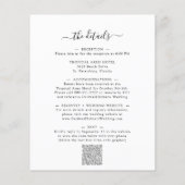 Das gesamte Budget in einer Eukalyptus-Hochzeitsfe (Rückseite)