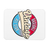 Das gesamte Star-Baseball-Logo Magnet (Horizontal)