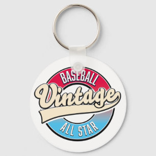 Das gesamte Star-Baseball-Logo Schlüsselanhänger
