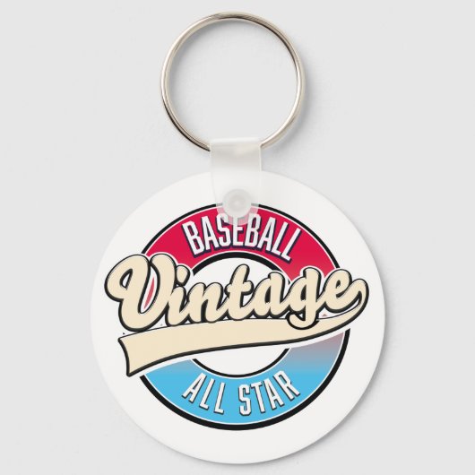 Das gesamte Star-Baseball-Logo Schlüsselanhänger (Vorderseite)