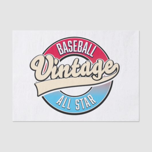 Das gesamte Star-Baseball-Logo Seidenpapier (Vorderseite)