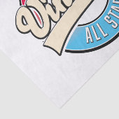 Das gesamte Star-Baseball-Logo Seidenpapier (Ausschnitt)