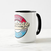 Das gesamte Star-Baseball-Logo Tasse (VorderseiteRechts)