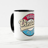 Das gesamte Star-Baseball-Logo Tasse (Vorderseite Links)