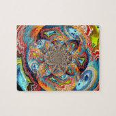 Das Gesamtherausforderungs-Fraktal-Puzzlespiel Puzzle (Horizontal)